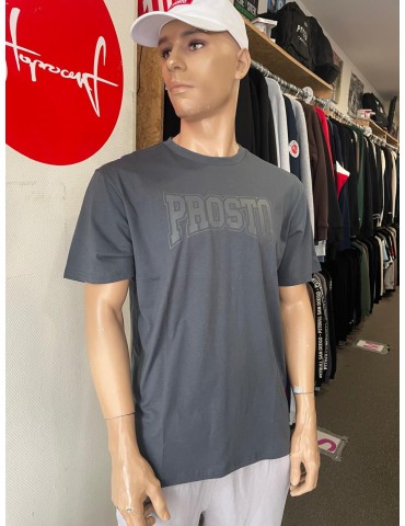 T-shirt PROSTO Callage ciemna szara