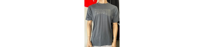 T-shirt PROSTO Callage ciemna szara