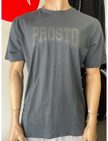 T-shirt PROSTO Callage ciemna szara
