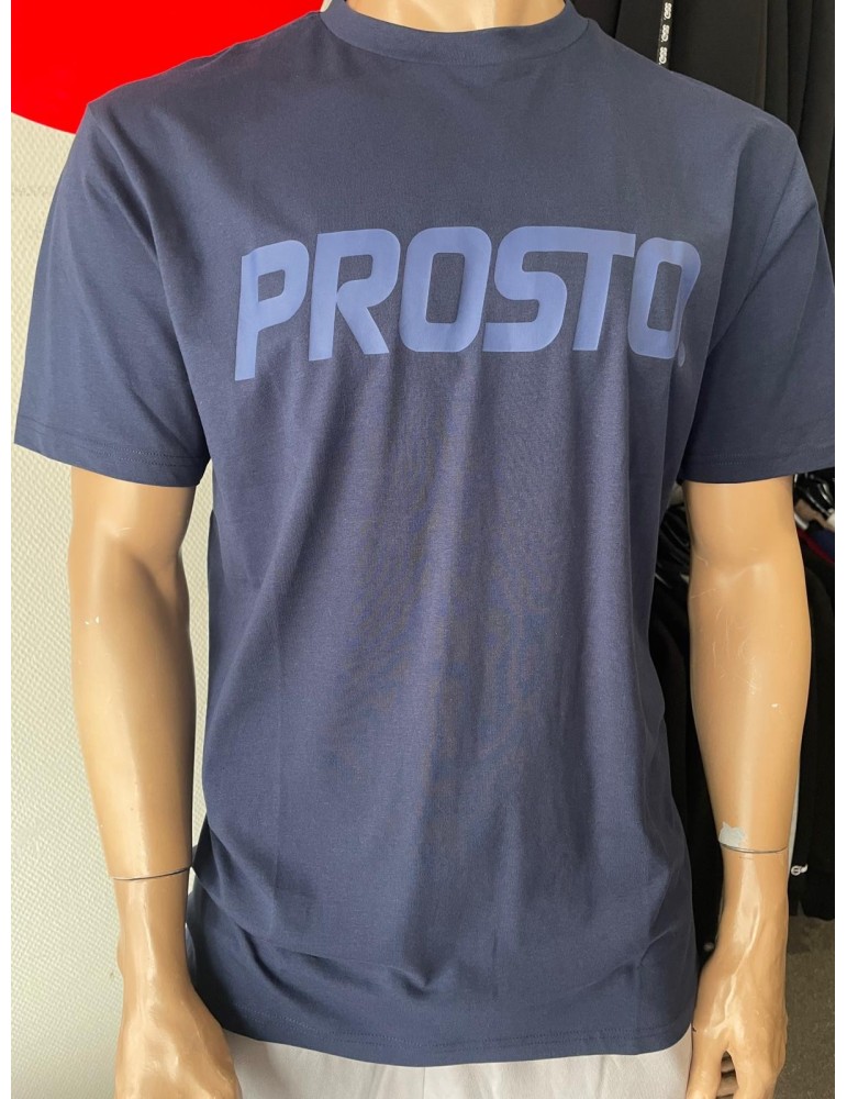 T-shirt PROSTO BigLog granatowa