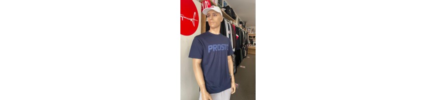 T-shirt PROSTO BigLog granatowa