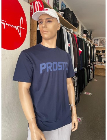 T-shirt PROSTO BigLog granatowa
