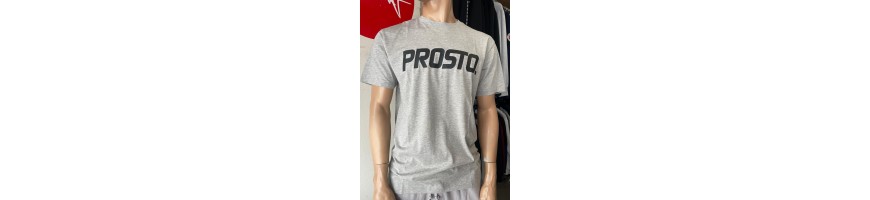 T-shirt PROSTO BigLog szara