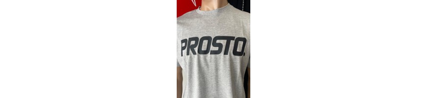 T-shirt PROSTO BigLog szara