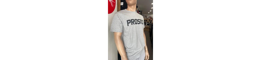 T-shirt PROSTO BigLog szara