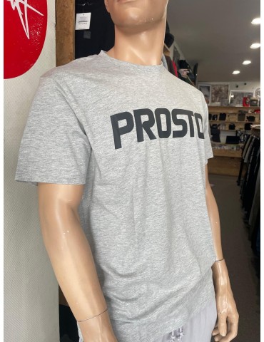 T-shirt PROSTO BigLog szara