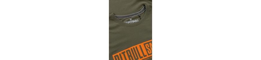 T-shirt Pitbull West Coast Eighty Nine Dog oliwkowy