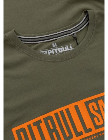T-shirt Pitbull West Coast Eighty Nine Dog oliwkowy