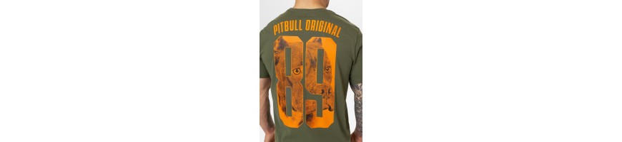 T-shirt Pitbull West Coast Eighty Nine Dog oliwkowy