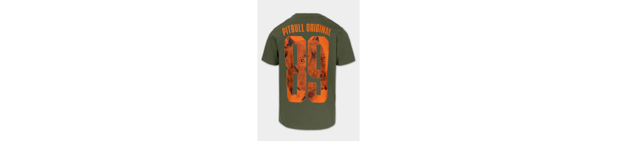 T-shirt Pitbull West Coast Eighty Nine Dog oliwkowy