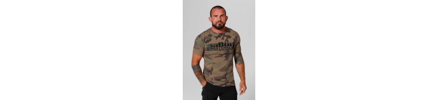 T-shirt Pitbull West Coast Boxing woodland camo