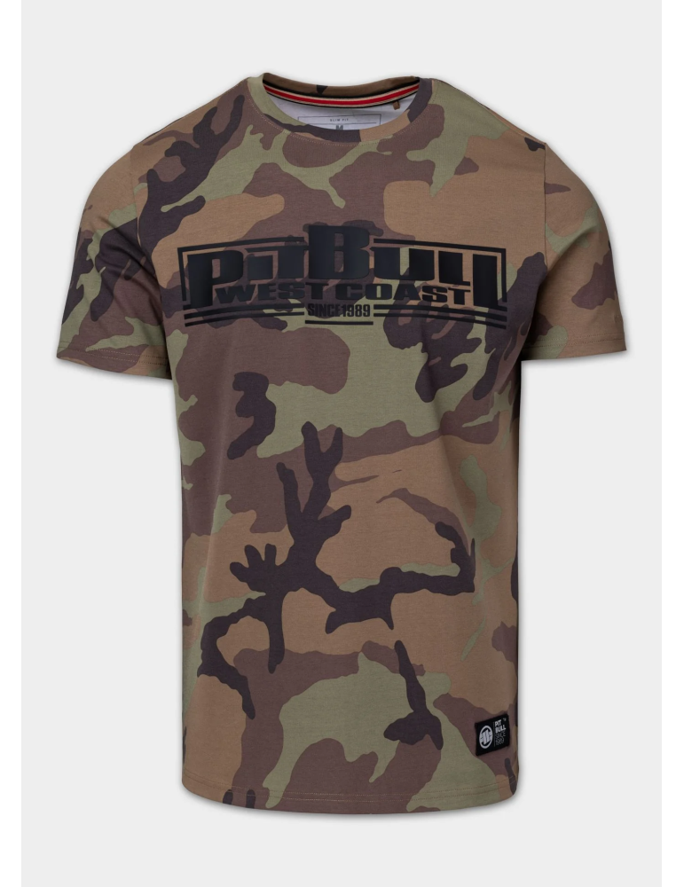 T-shirt Pitbull West Coast Boxing woodland camo
