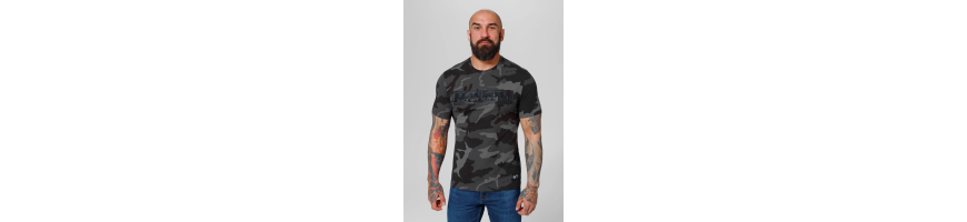 T-shirt Pitbull West Coast Boxing czarny camo