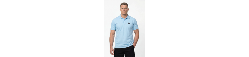 Polo Pitbull West Coast Jersey niebieska