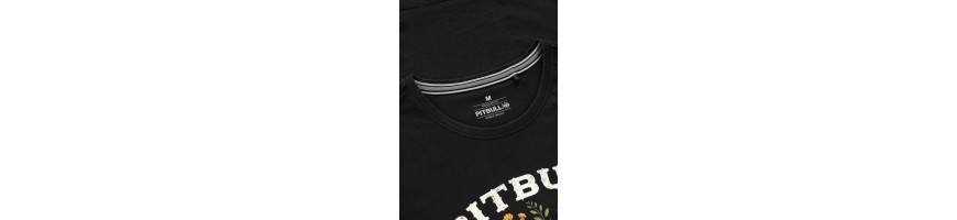 T-shirt Pitbull West coast Bullets&Blooms czarny
