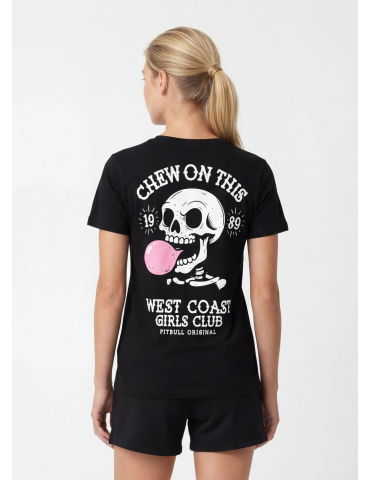 T-shirt Pitbull West Coast Chew on this czarny