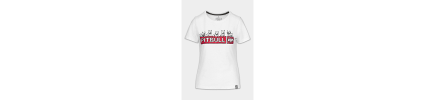 T-shirt Pitbull West coast Softbite biały