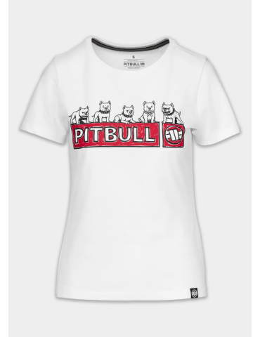 T-shirt Pitbull West coast Softbite biały