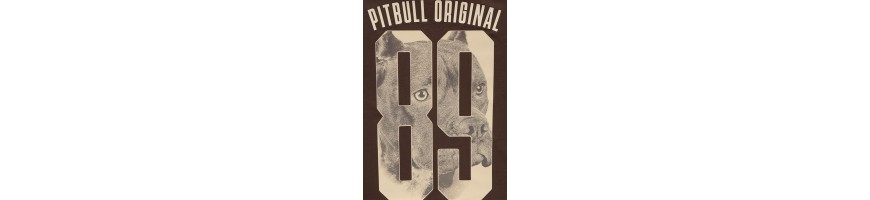T-shirt Pitbull West coast Nine Dog ciemna czekolada