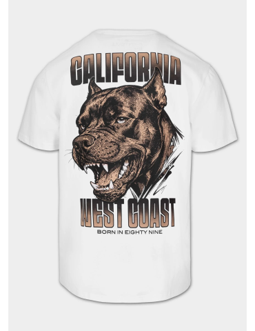 T-shirt Pitbull West Coast BEST biały