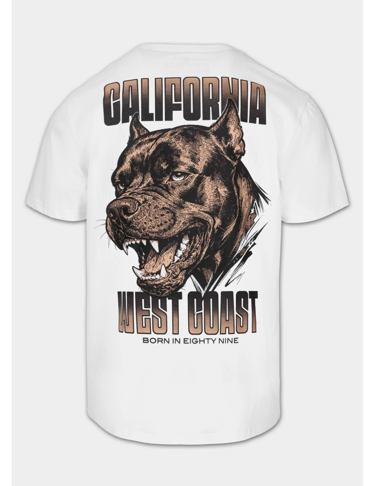 T-shirt Pitbull West Coast BEST biały