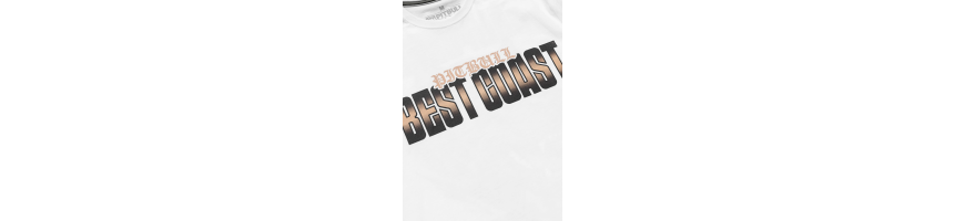 T-shirt Pitbull West Coast BEST biały
