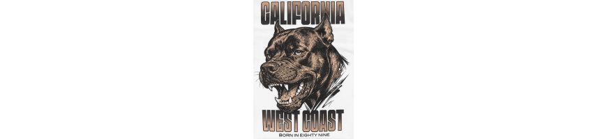 T-shirt Pitbull West Coast BEST biały