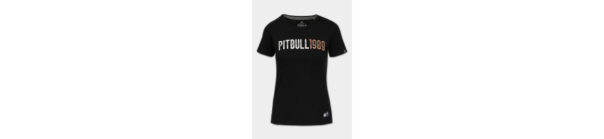 T-shirt Pitbull West Coast Beach Girl czarny