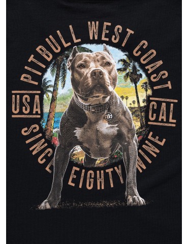 T-shirt Pitbull West Coast Beach Girl czarny