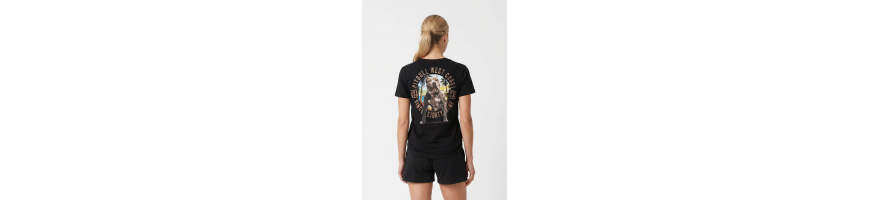 T-shirt Pitbull West Coast Beach Girl czarny