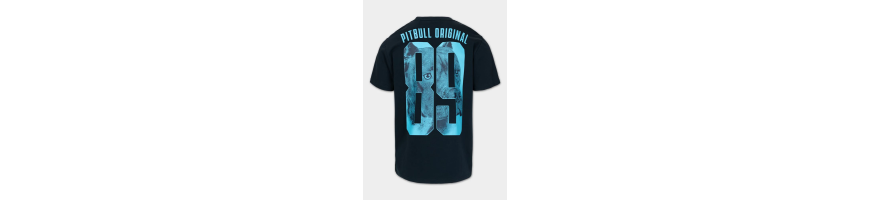 T-shirt Pitbull West Coast Eighty Nine Dog granatowy