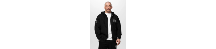 Bluza rozpinana Pitbull West Coast Badger czarna