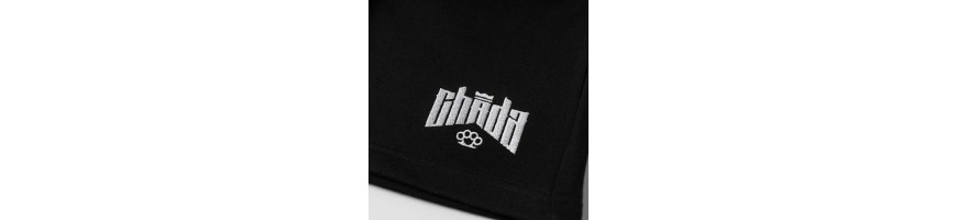 Spodenki Chada dresowe - Kastet Logo czarne