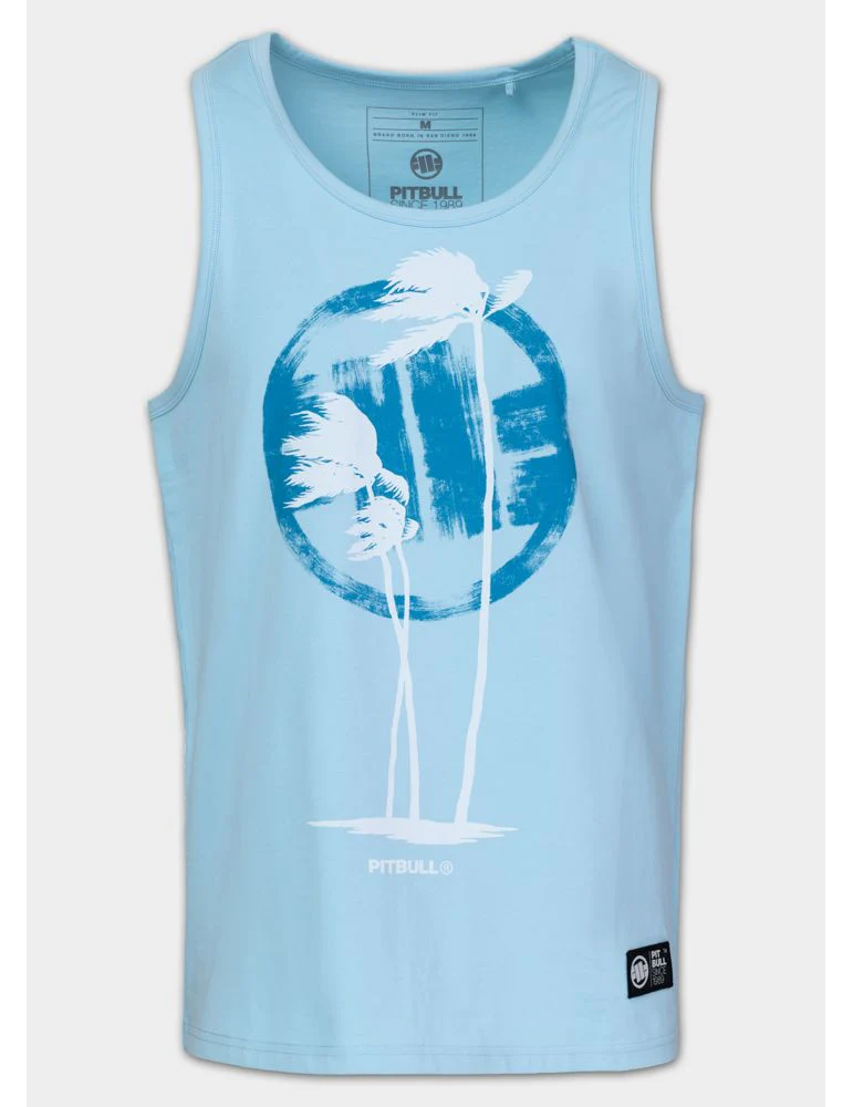 Tank top Pitbull West Coast Palms błękitny