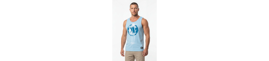 Tank top Pitbull West Coast Palms błękitny
