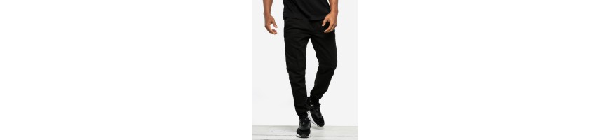 Joggery Jigga Wear Crown Stitch materiałowe czarne