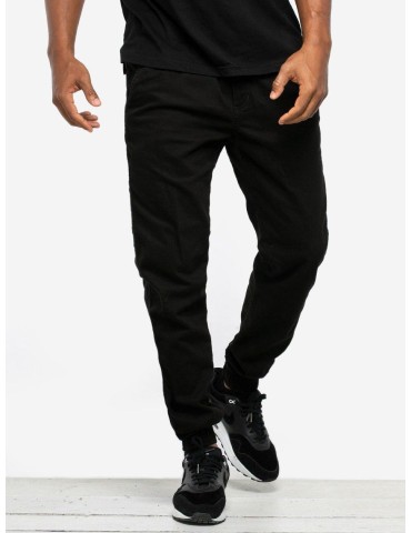 Joggery Jigga Wear Crown Stitch materiałowe czarne