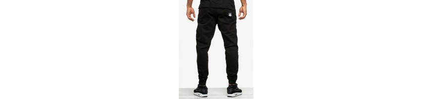 Joggery Jigga Wear Crown Stitch materiałowe czarne