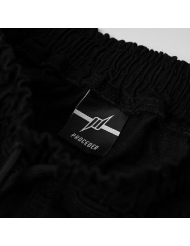 Joggery Chada Proceder Haft czarny jeans