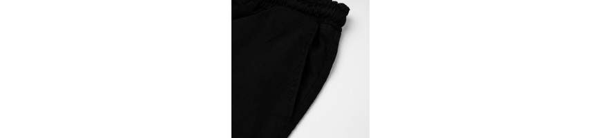 Joggery Chada Proceder Haft czarny jeans