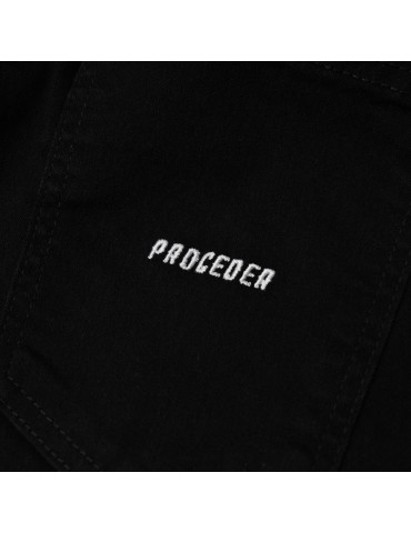 Joggery Chada Proceder Haft czarny jeans