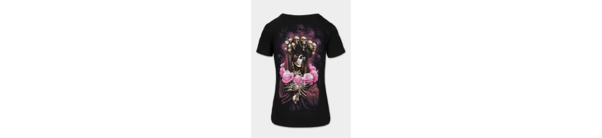 T-shirt Pitbull West Coast Santa Muerte 26 damski czarny