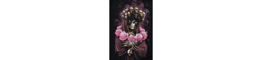 T-shirt Pitbull West Coast Santa Muerte 26 damski czarny