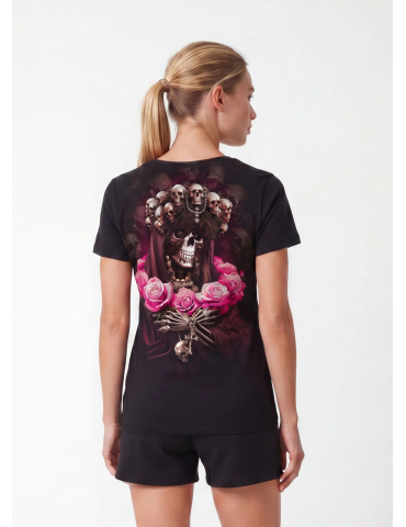 T-shirt Pitbull West Coast Santa Muerte 26 damski czarny