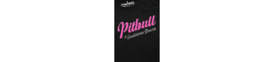 T-shirt Pitbull West Coast Santa Muerte 26 damski czarny