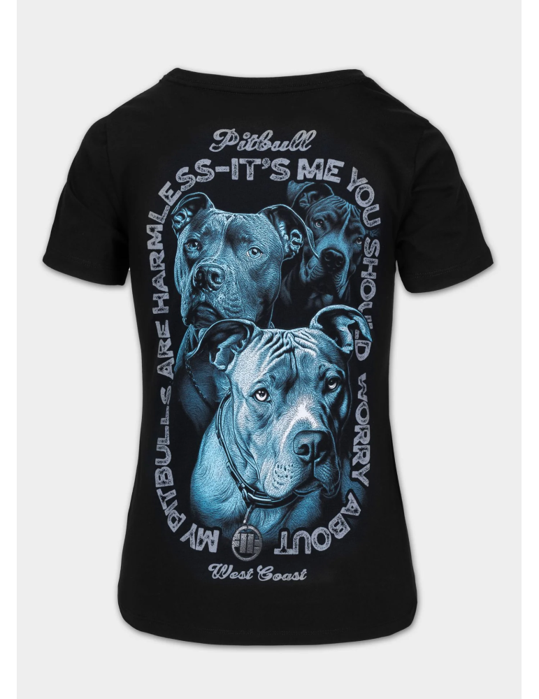 T-shirt Pitbull West Coast Protector damska czarna
