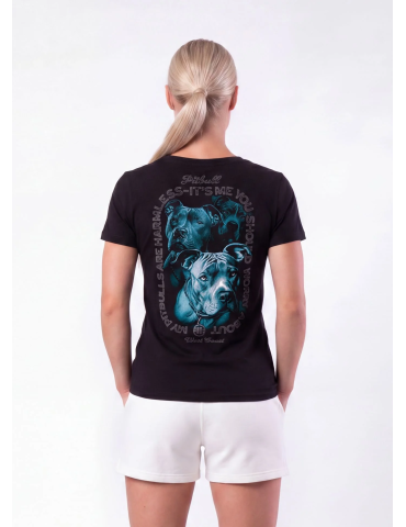 T-shirt Pitbull West Coast Protector damska czarna