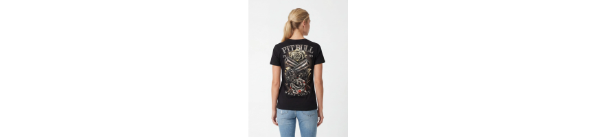 T-shirt Pitbull West Coast Player damski czarny