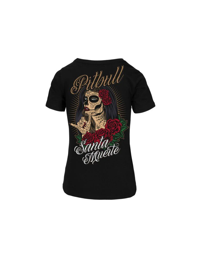 T-shirt Pitbull West Coast Santa Muerte 23 czarny