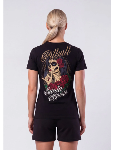 T-shirt Pitbull West Coast Santa Muerte 23 czarny